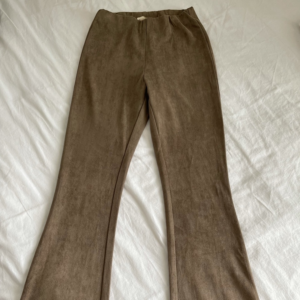 HoneyBum Tan Flare Pants